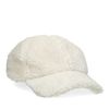 Offwhite Kappe in Teddy-Optik