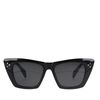 Schwarze Cateye-Sonnenbrille