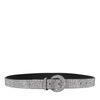 Silberfarbener Gürtel mit Strass