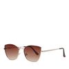 Lunettes de soleil œil de chat - marron