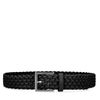 Ceinture tressée - noir