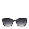 Lunettes de soleil avec détails écaille de tortue - noir