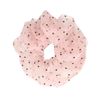 Chouchou à pois - rose