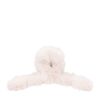 Barrette à cheveux en peluche - rose clair