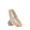 Barrette à cheveux en peluche - bistre