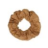 Camel scrunchie met print