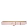 Roze riem met ronde gesp