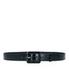 Zwarte riem met crocoprint