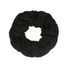 Zwarte scrunchie met print