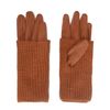 Cognac dubbele handschoenen