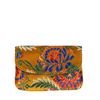 Gele bloemenprint portemonnee