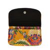 Gele bloemenprint portemonnee