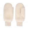 Off white teddy wanten