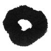 Zwarte teddy scrunchie