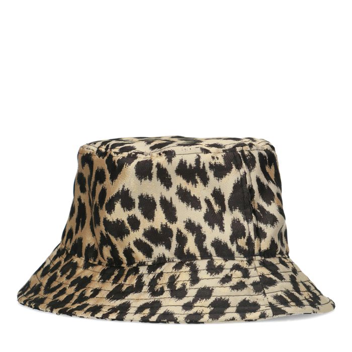 Bucket Hat mit Panther-Print