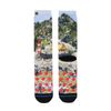 XPOOOS Socken mit Rennradfahrer-Aufdruck