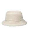 Offwhite Bucket Hat im Teddy-Look