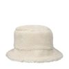 Offwhite Bucket Hat im Teddy-Look
