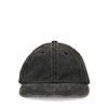 Schwarze Kappe im Used-Look