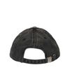 Schwarze Kappe im Used-Look