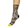 XPOOOS Chaussettes avec imprimé léopard