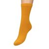 Chaussettes côtelées - jaune ocre