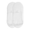 Socquettes invisibles 2 paires - blanc