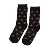 Chaussettes pailletées aux étoiles dorées
