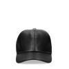 Casquette aspect cuir - noir