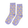 Chaussettes à smiley - violet