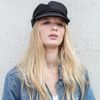 Zwarte sailor cap