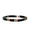 Multicolor armband met platte kralen