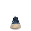 Canvas sneakers met spijkerstof