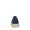Canvas sneakers met spijkerstof