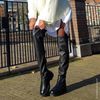 Hoge zwarte boots