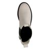 Beige leren chelsea boots