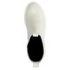 Latte leren chelsea boots met detail
