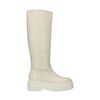Beige hoge chelsea boots