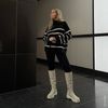 Beige hoge chelsea boots