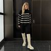 Beige hoge chelsea boots