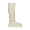 Beige hoge chelsea boots