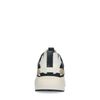 Beige sneakers met zwarte details