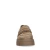 Beige suède loafers