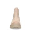 Beige leren chelsea boots