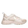 Beige leren sneakers