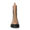 Camel leren chelsea boots