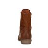 Cognac combat boots