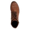 Cognac combat boots