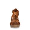 Cognac leren sleehakken