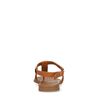 Bruine sandalen met gouden details